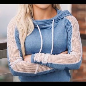 Georgie Hoodie electric blue YM